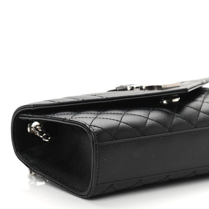 Saint Laurent Grain De Poudre Tri-Quilt Small College Monogram Satchel Black 8 of 10