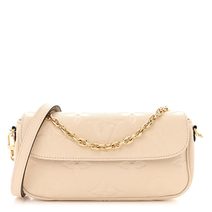 Louis Vuitton Empreinte Monogram Giant Ivy Wallet On Chain Cream 1 of 9