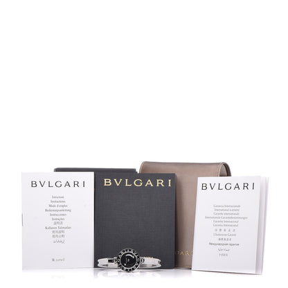Bulgari Stainless Steel Diamond 22mm B.Zero1 Quartz Watch Black 9 of 9