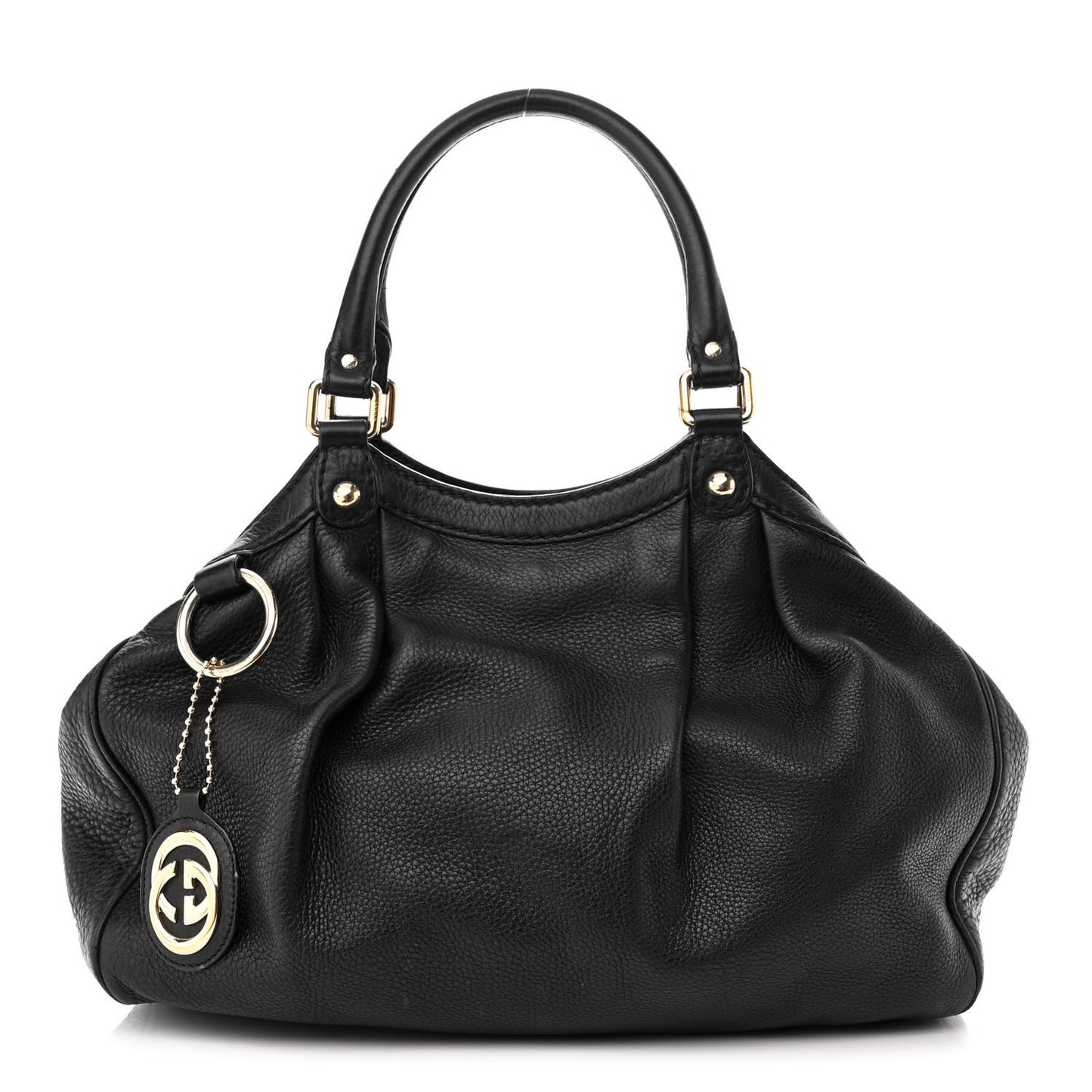 Calfskin Medium Sukey Tote Black