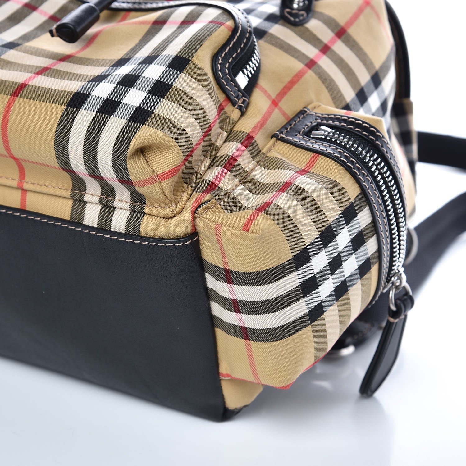 Burberry Vintage Check Small Rucksack Backpack Antique Yellow 10 of 10