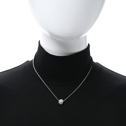 Tiffany Sterling Silver Twist Knot Pendant Necklace 2 of 4