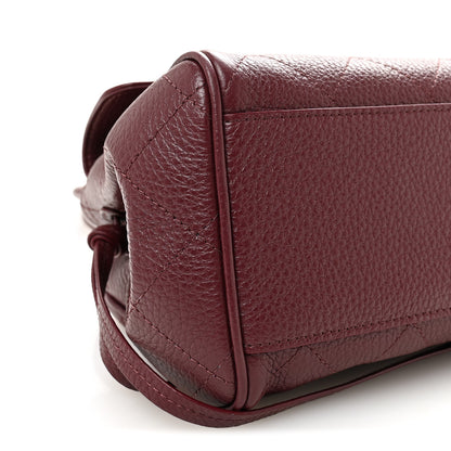 Chanel Grained Calfskin Stitched Urban Essentials Small Shopping Bag Burgundy 9 of 10