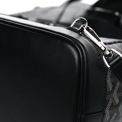 Goyard Goyardine Calfskin Alpin MM Backpack Black 10 of 12