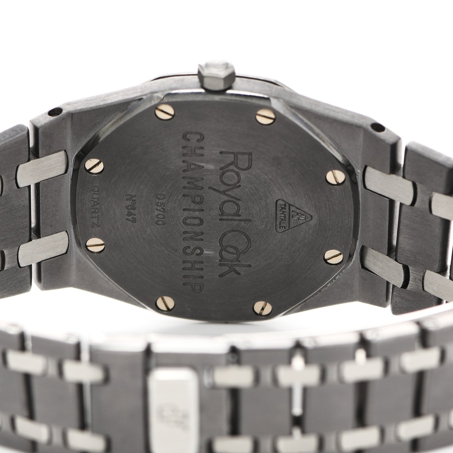 Audemars Piguet Tantalum 33mm Royal Oak Championship Quartz Watch Grey 56175TT.00.0789TT.01 4 of 4