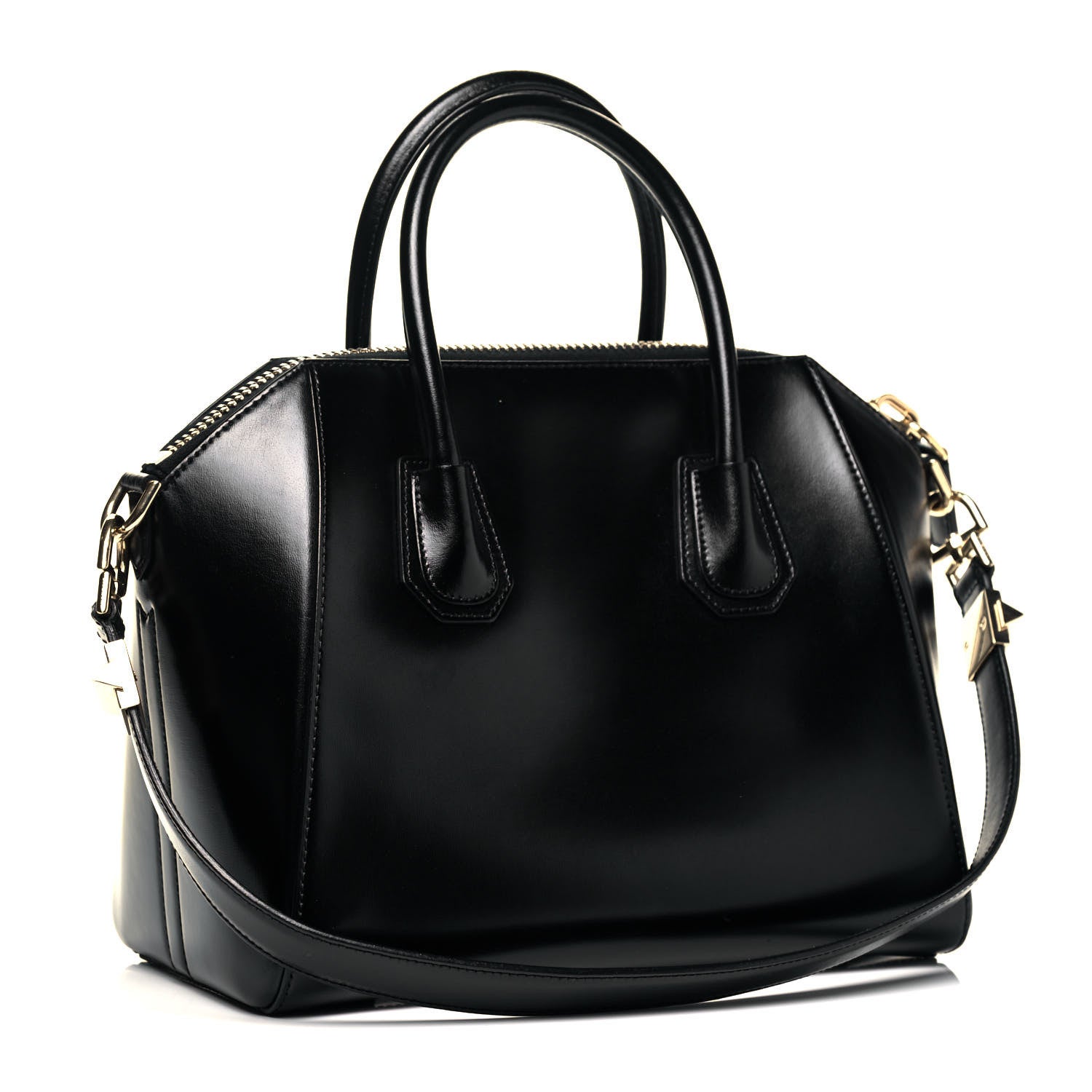 Givenchy Shiny Lord Calfskin Small Antigona Black 4 of 10
