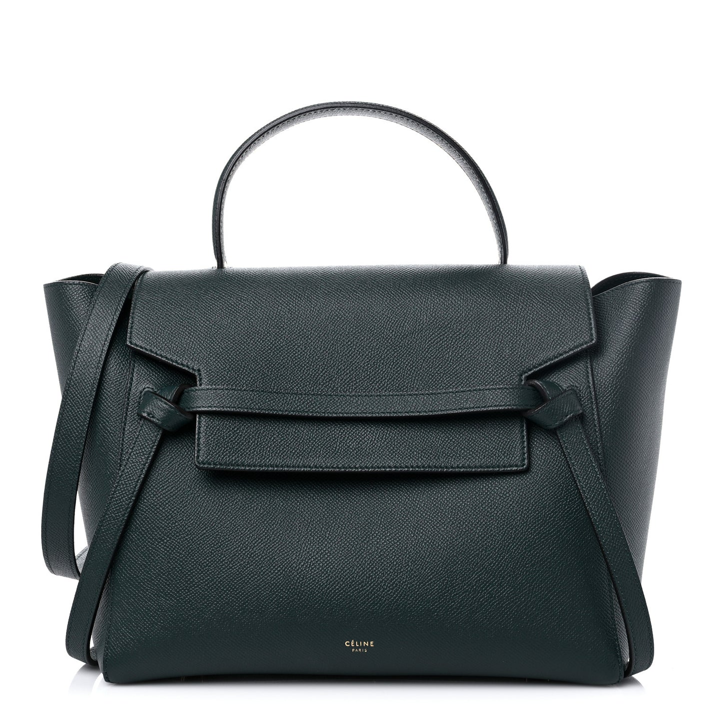 Grained Calfskin Mini Belt Bag Amazone