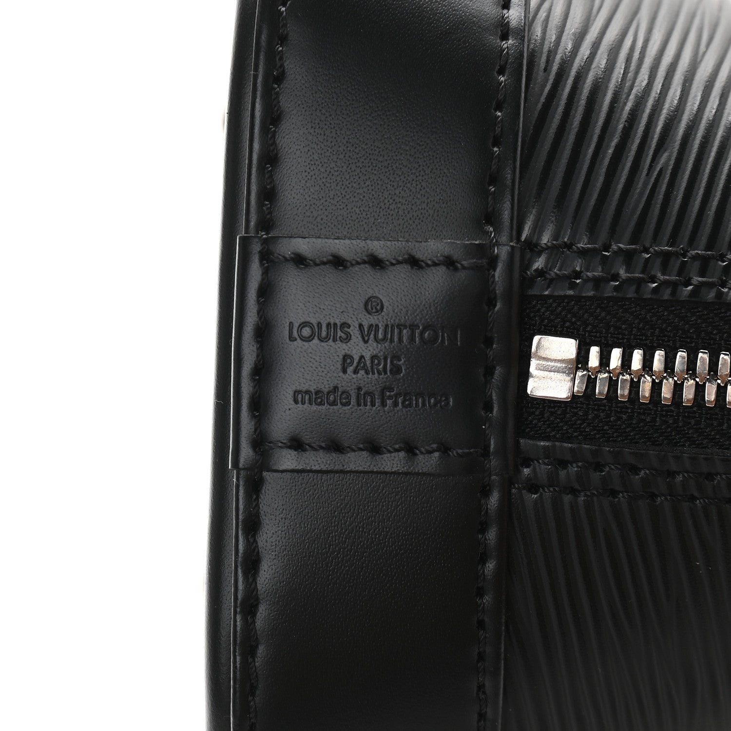 Louis Vuitton Epi Alma BB Black 7 of 9