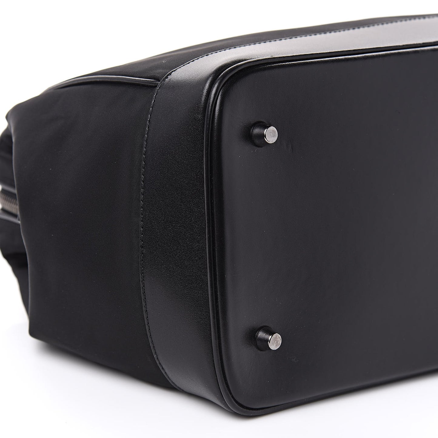 Tessuto Nylon Soft Calf Bowler Black