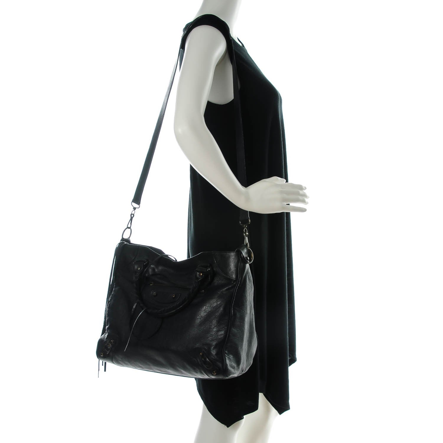 Balenciaga Agneau Classic Hardware Velo Black 2 of 7