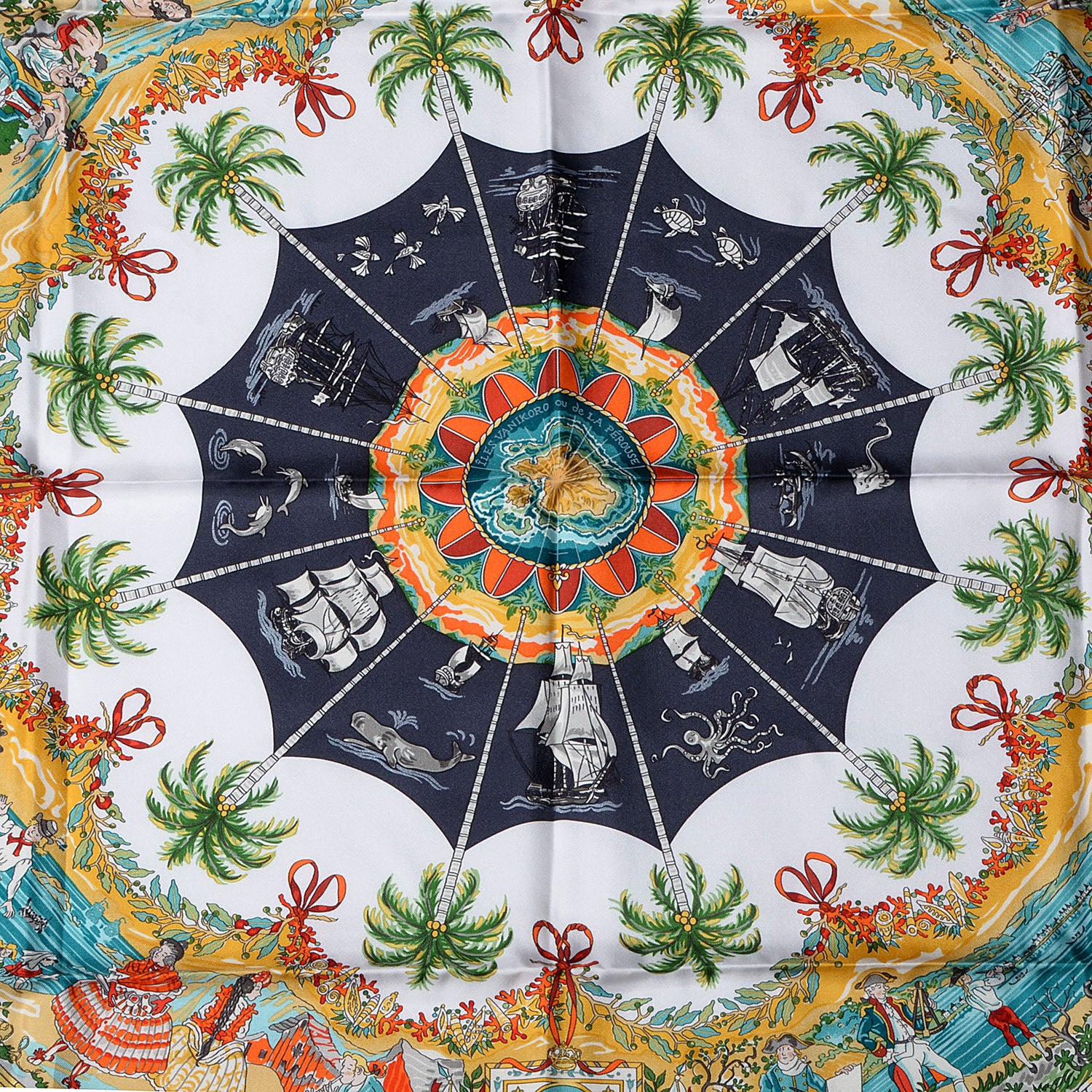 Hermes Silk Per Astra ad Astra Scarf 90 Black 1 of 6