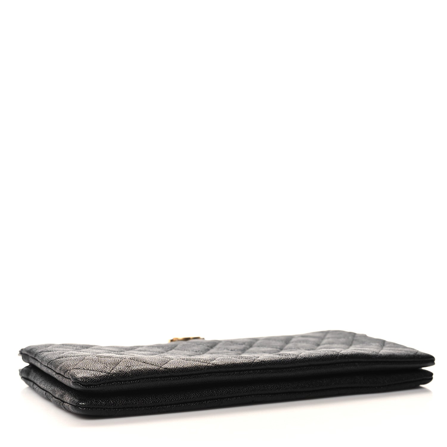 Chanel Caviar Quilted Small Zipped Boy Pouch Black 4 of 11