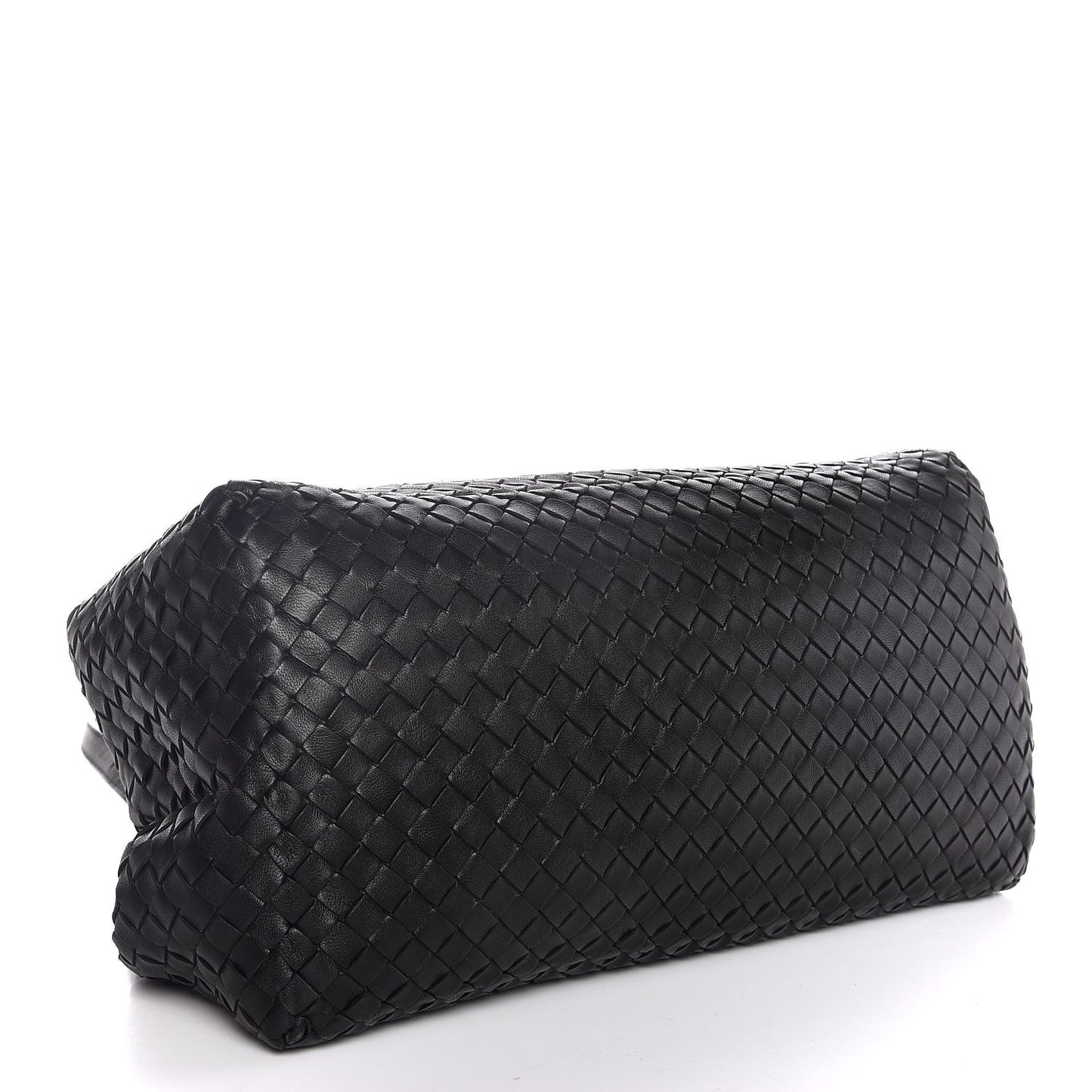 BOTTEGA VENETA Nappa Intrecciato Medium Seamless Tote Black