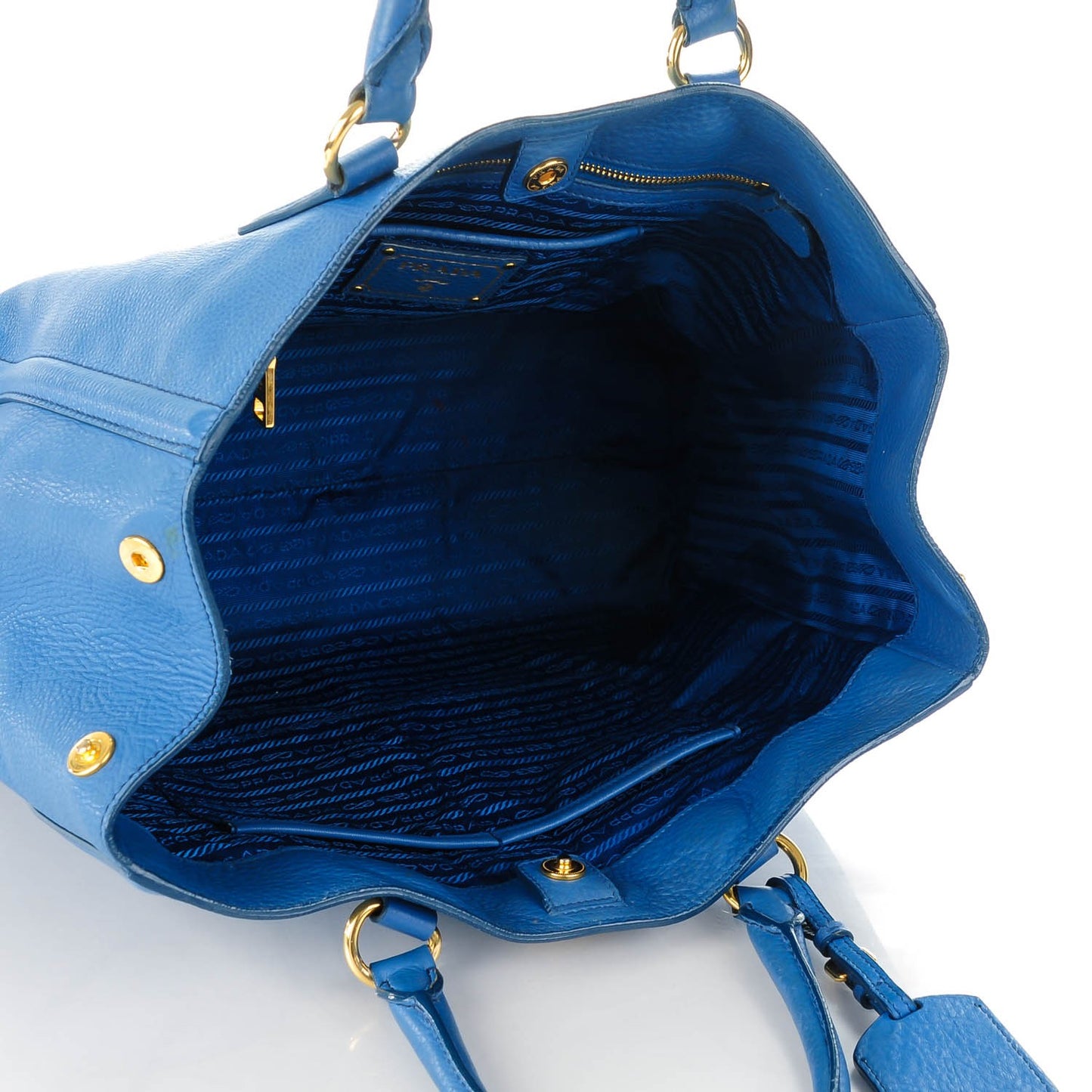 Vitello Daino Tote Cobalto