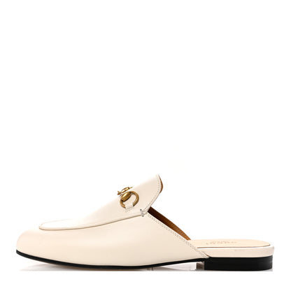 Gucci Malaga Kid Womens Princetown Slippers 37.5 Mystic White 1 of 10