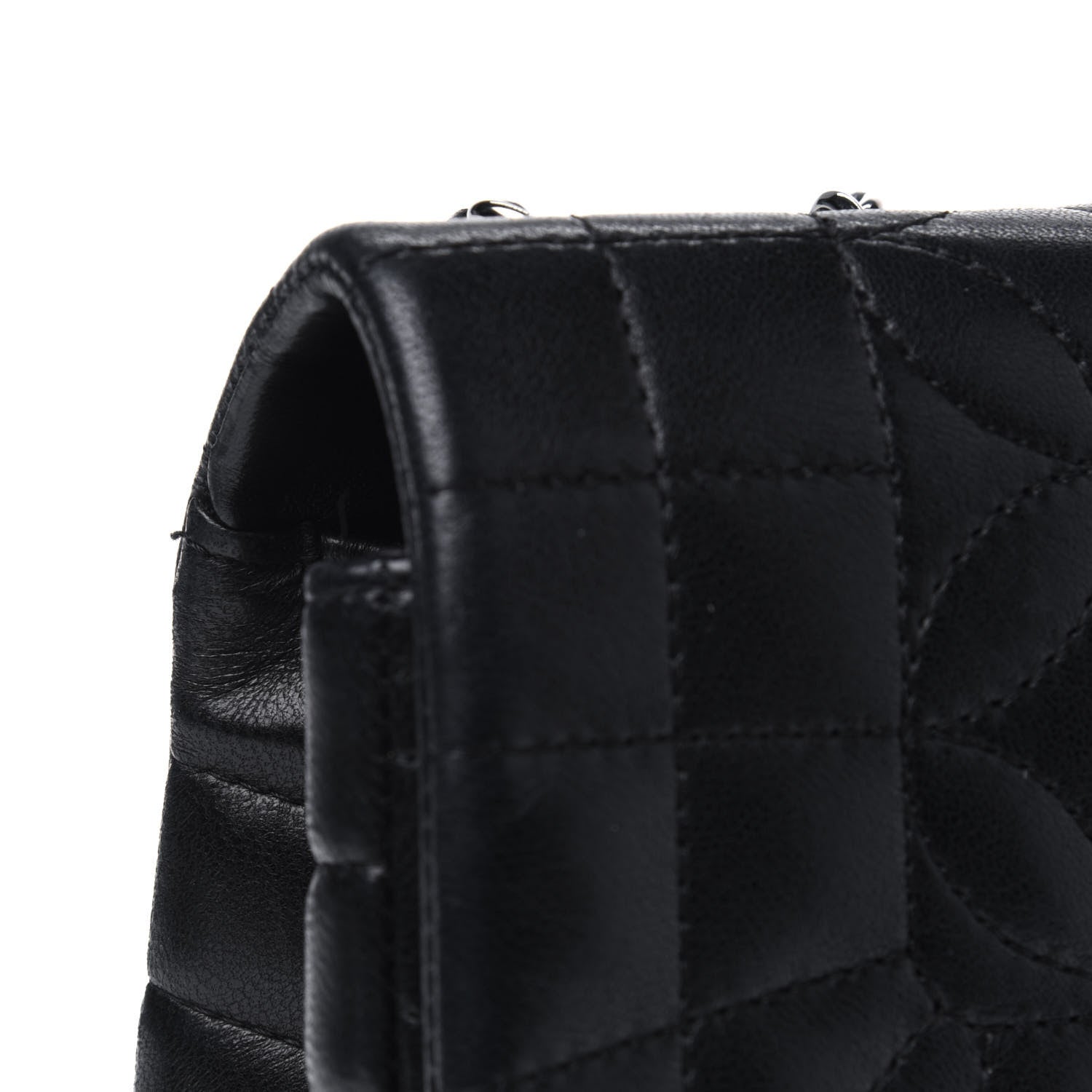 Chanel Lambskin Quilted Lady Graphic Flap Black 6 of 6