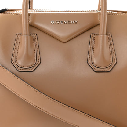 Givenchy Shiny Lord Calfskin Small Antigona Dark Beige 8 of 10