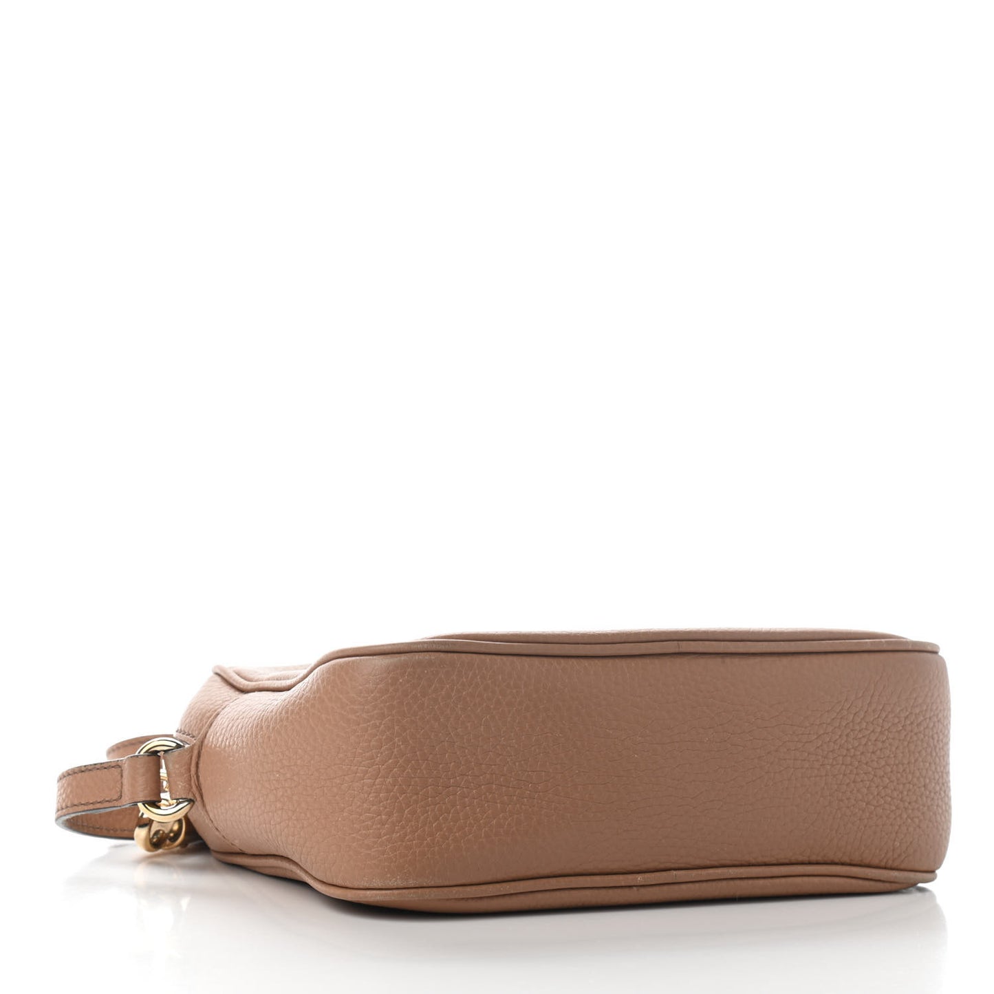 Pebbled Calfskin Small Soho Disco Bag Camelia