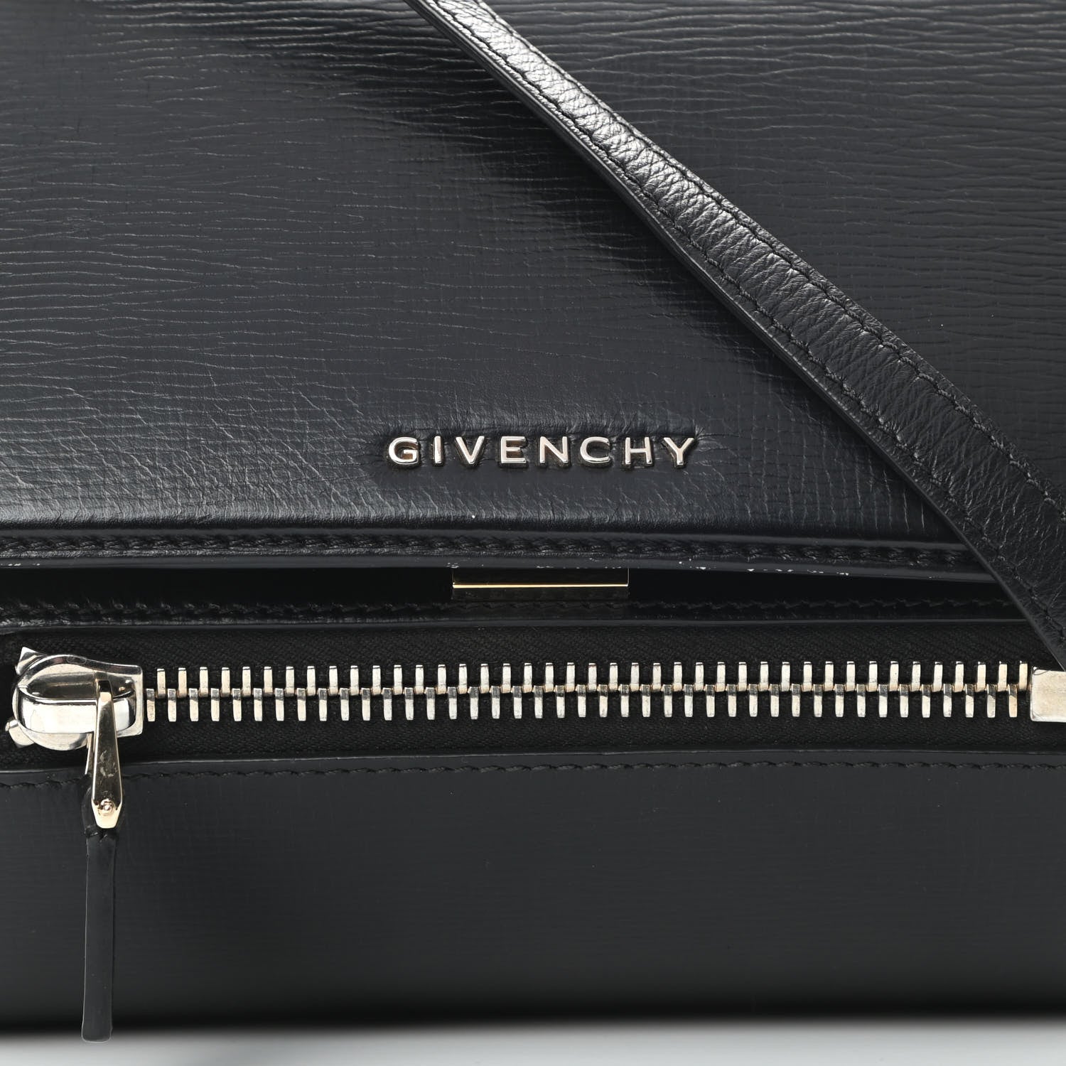 Givenchy Textured Calfskin Mini Pandora Box Crossbody Bag Black 8 of 11