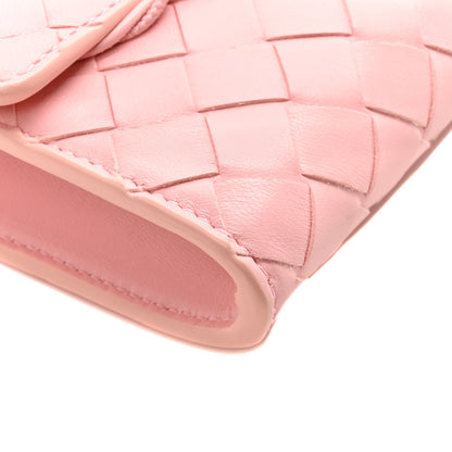Bottega Veneta Nappa Intrecciato Long Andiamo Top Handle Clutch Rose 8 of 9