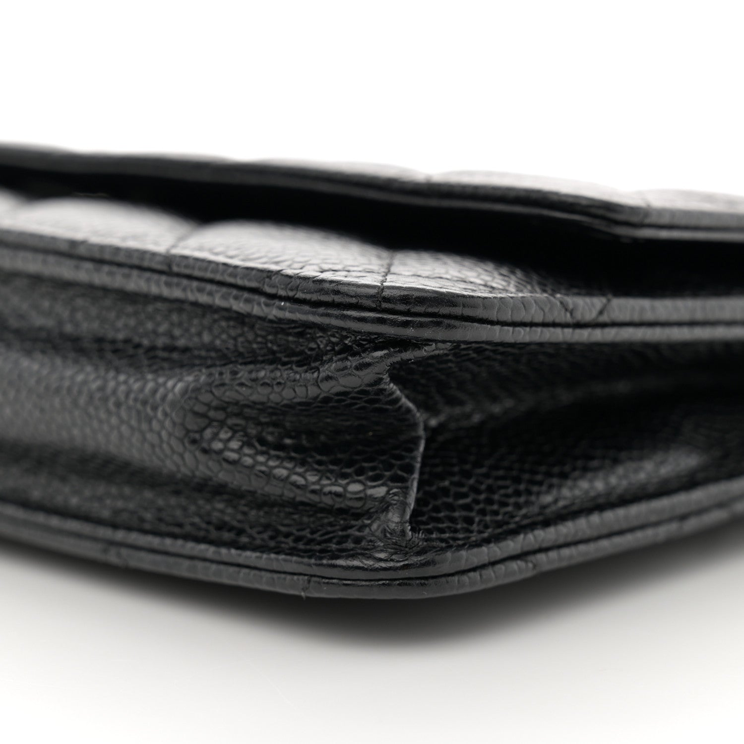 Chanel Caviar Quilted Wallet on Chain WOC Black 11 of 12