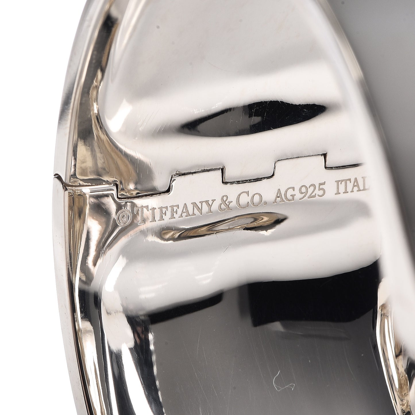 Sterling Silver T Bar Hinged Cuff Bracelet
