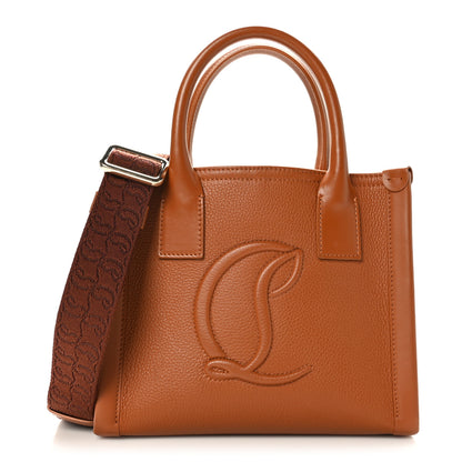 Christian Louboutin Grained Calfskin Mini By My Side Tote Cuoio 1 of 8