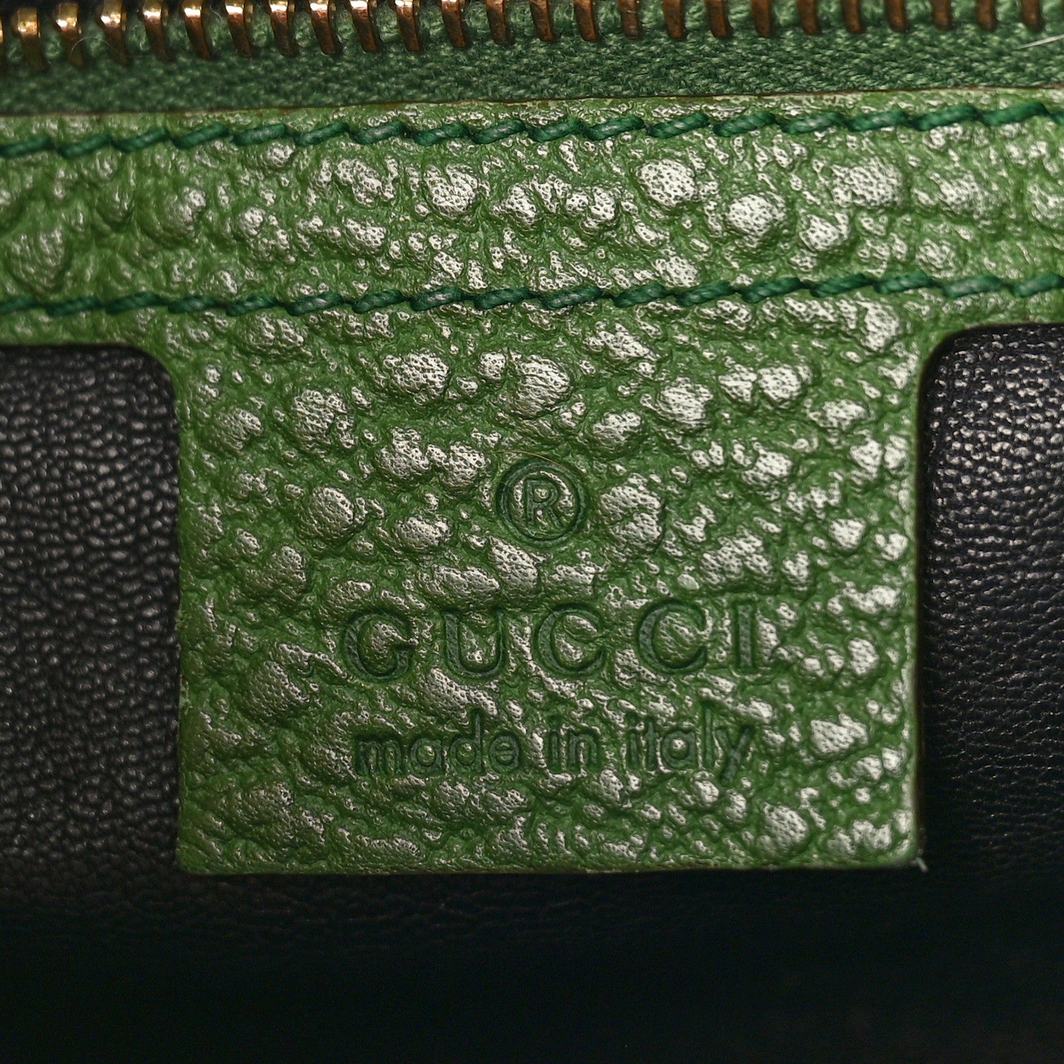 Gucci Soft Grained Calfskin Jackie O Hobo Green 6 of 13