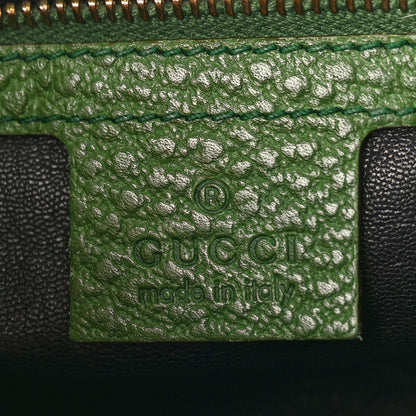 Gucci Soft Grained Calfskin Jackie O Hobo Green 6 of 13