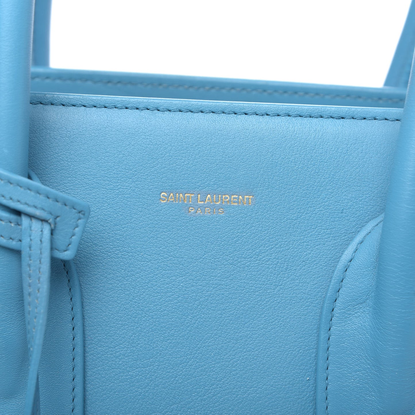 Calfskin Small Sac De Jour Light Blue