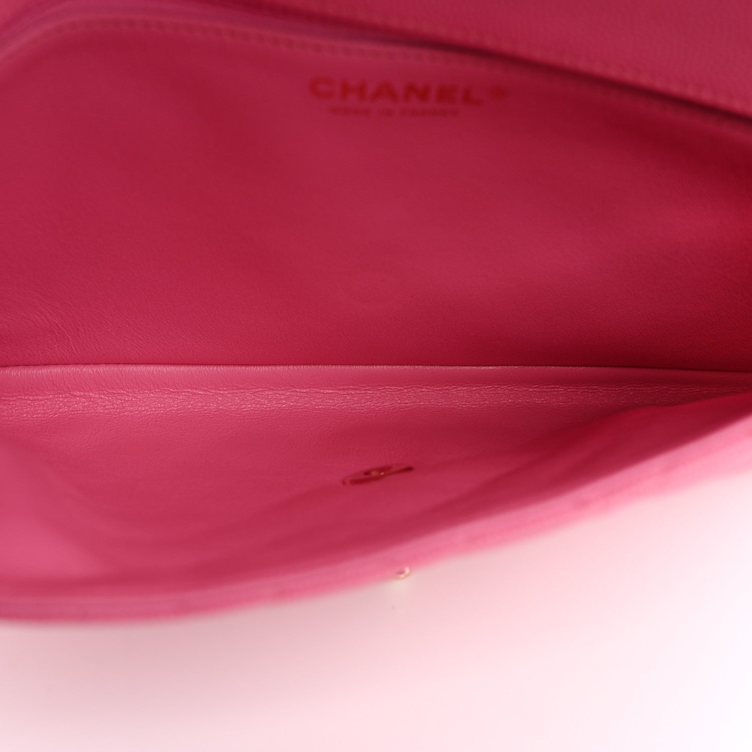Chanel Caviar Quilted Flap Clutch Pink 5 of 8