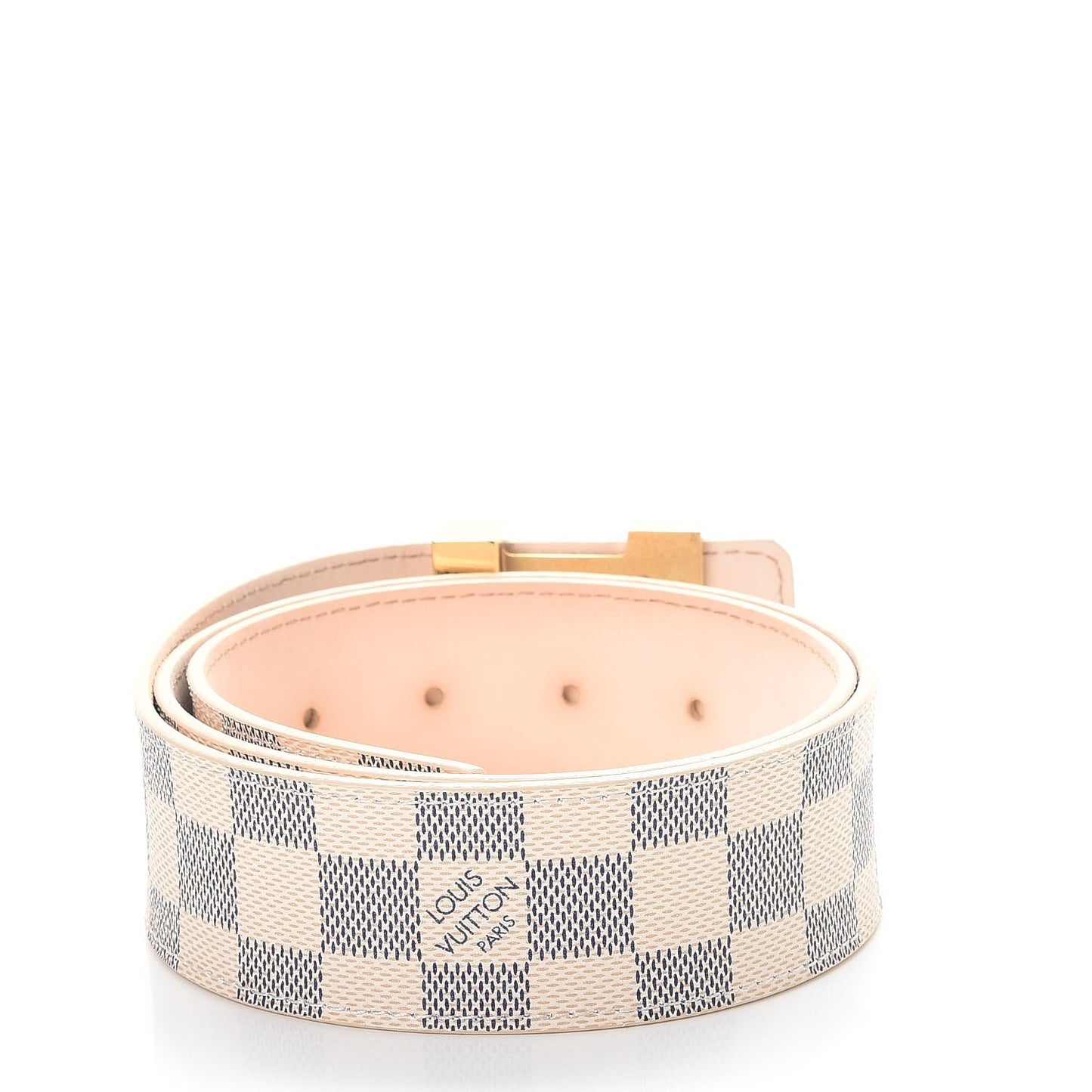 Damier Azur LV Initiales Belt 80 32