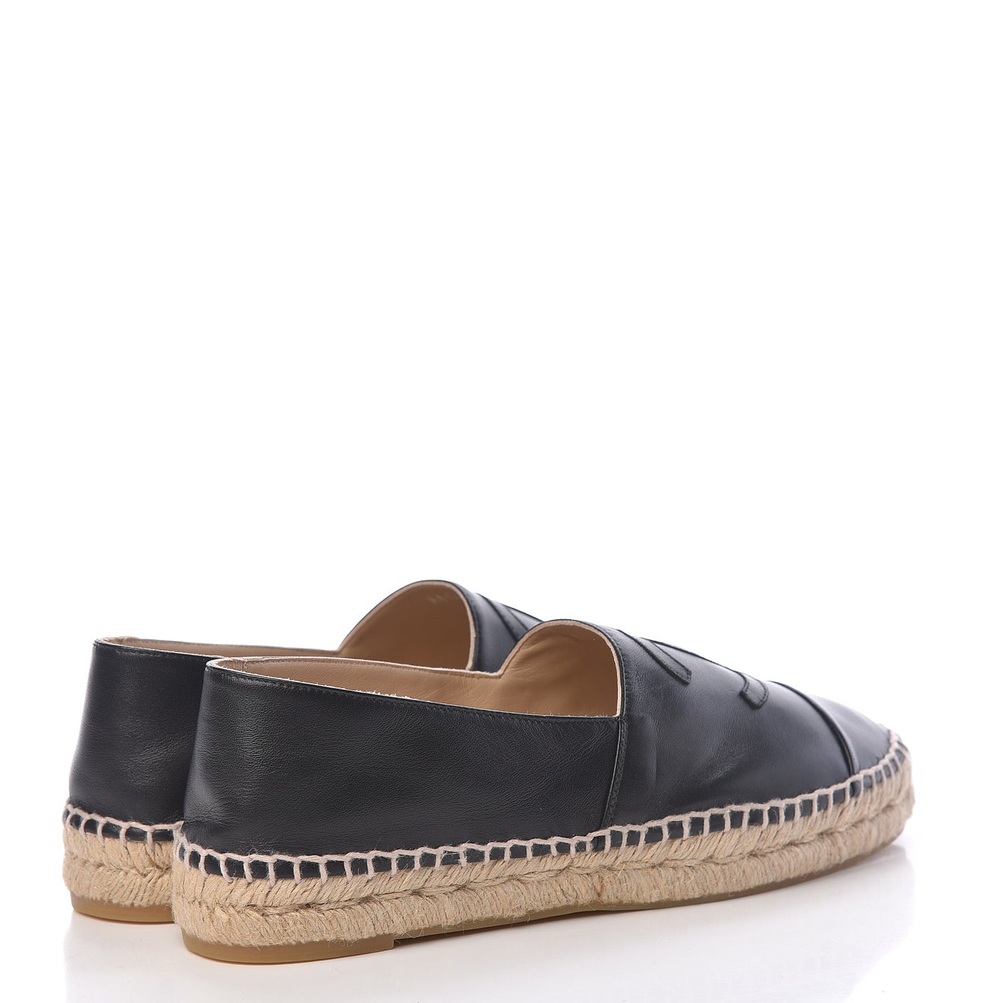 Lambskin CC Espadrilles 39 Black