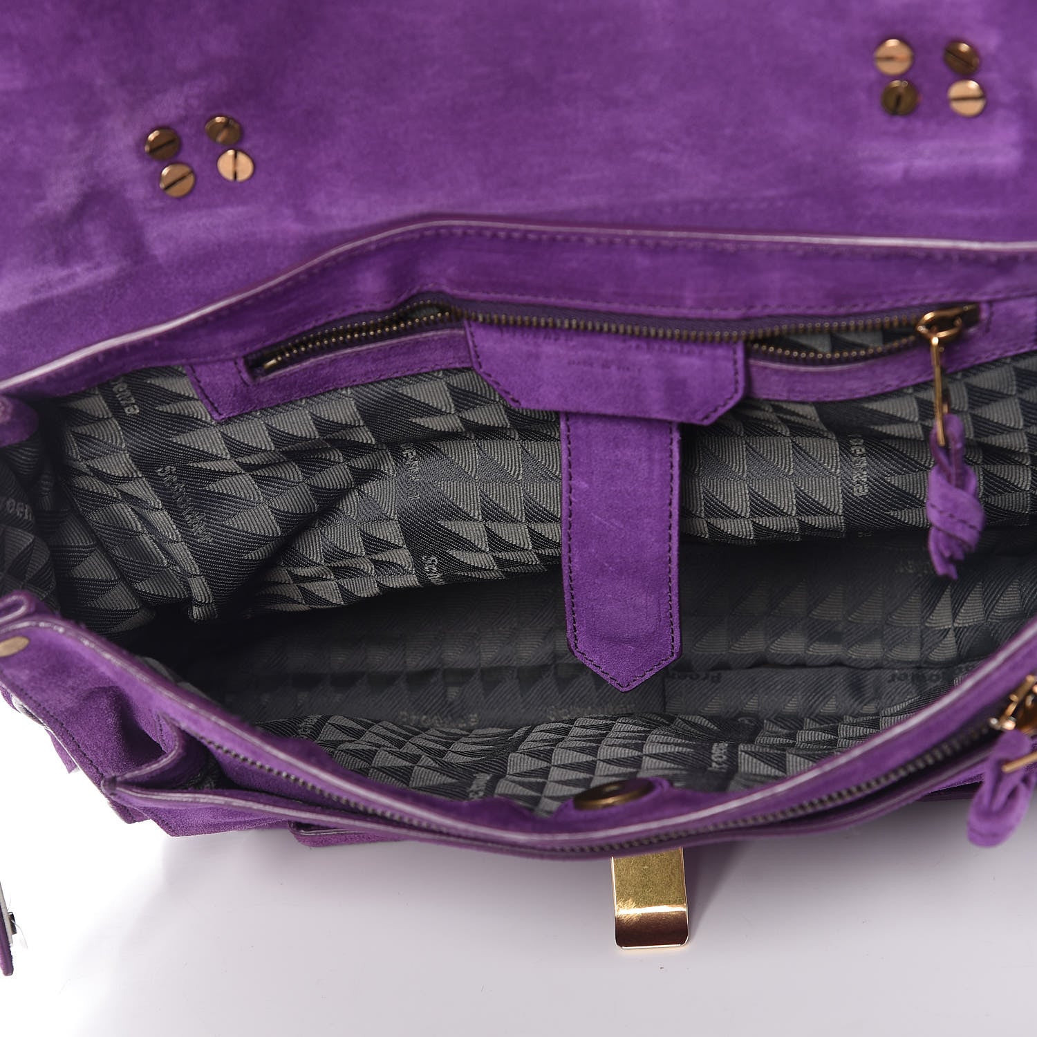 Proenza Schouler Suede Medium PS1 Satchel Veruca Salt 5 of 13