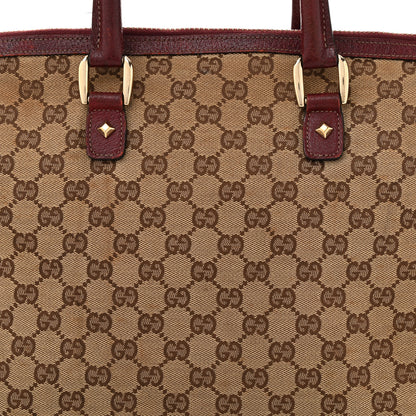 Gucci Monogram Top Handle Bag Red 8 of 11