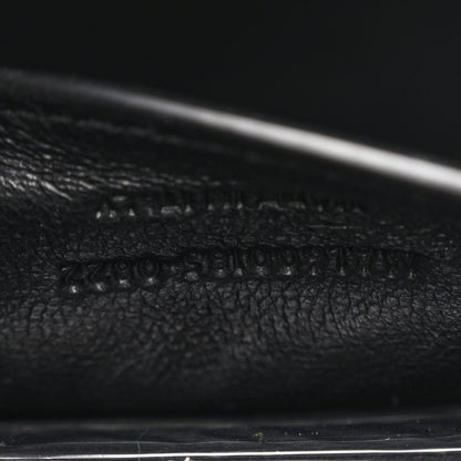 Saint Laurent Grain De Poudre Textured Mixed Matelasse Triquilt Medium Monogram Satchel Black 7 of 10