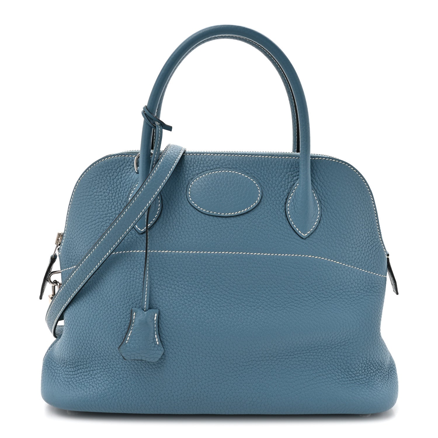 Hermes Taurillon Clemence Bolide 31 Blue Jean 1 of 10