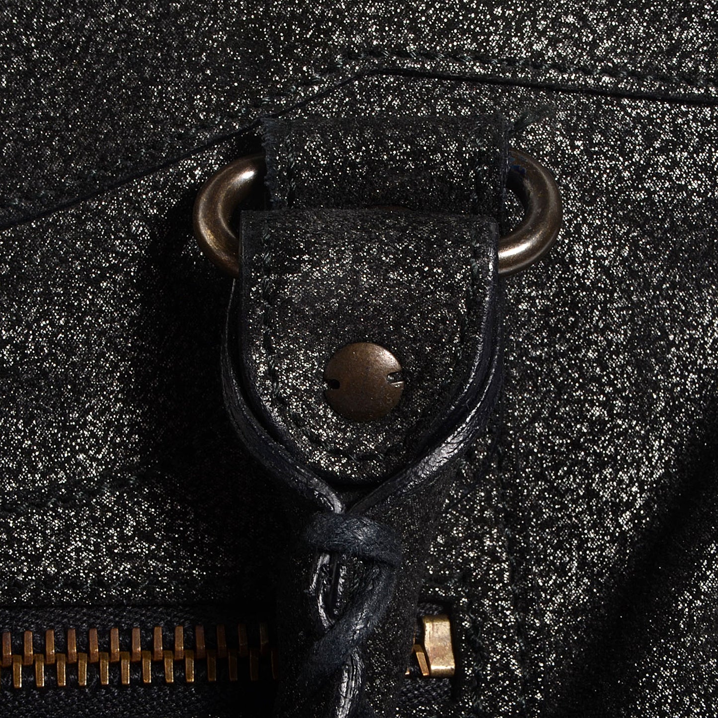 Craquele Calfskin First Black