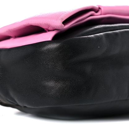 Prada Nappa Zippers Bow Clutch Black Geranio 8 of 14