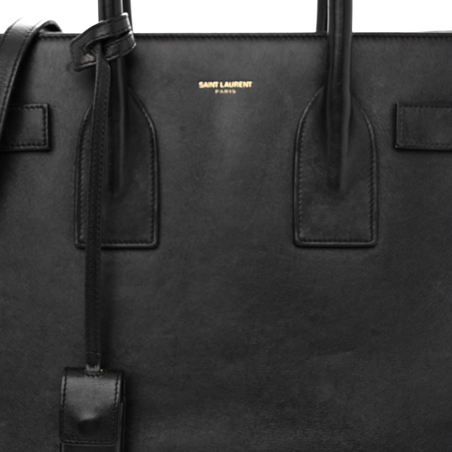 Saint Laurent Smooth Calfskin Small Sac De Jour Black 10 of 22