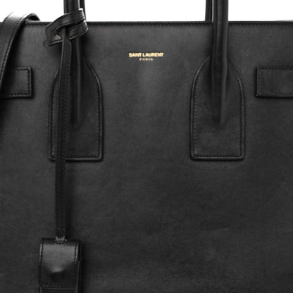 Saint Laurent Smooth Calfskin Small Sac De Jour Black 10 of 22