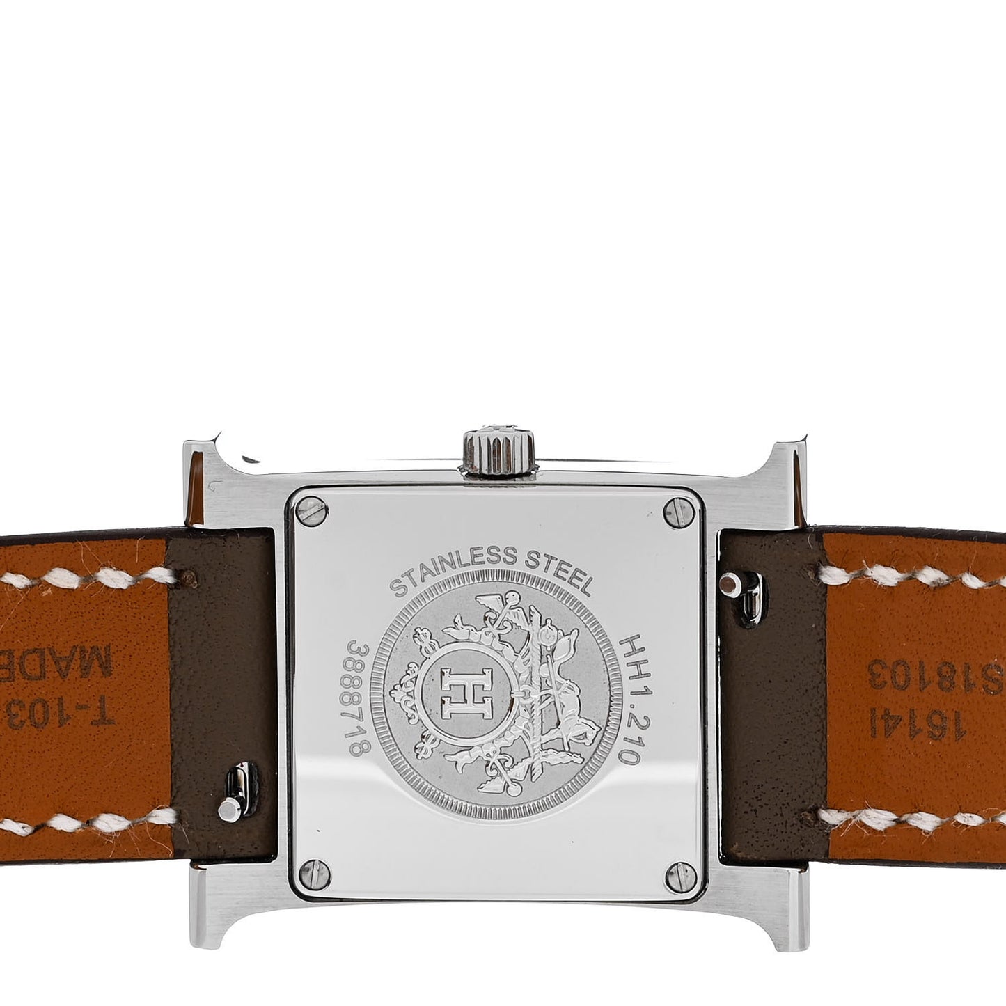 Stainless Steel Swift 21mm Heure H Hour Quartz Watch Etoupe