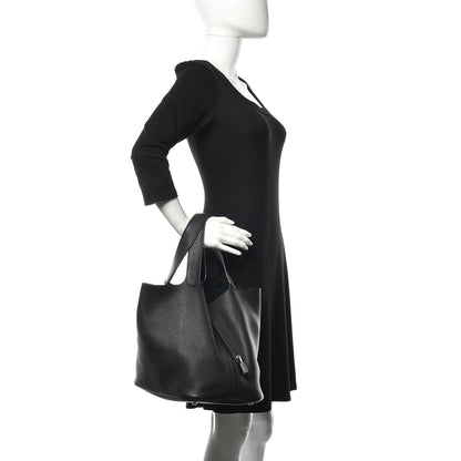 Hermes Taurillon Clemence Picotin Lock 26 GM Black 2 of 11