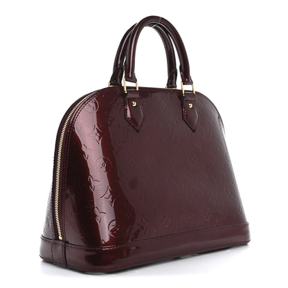 Louis Vuitton Vernis Alma PM Rouge Fauviste 3 of 11