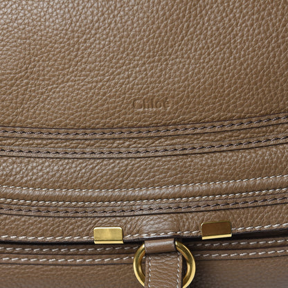 Chloe Calfskin Large Marcie Satchel Barbour Khaki 10 of 10