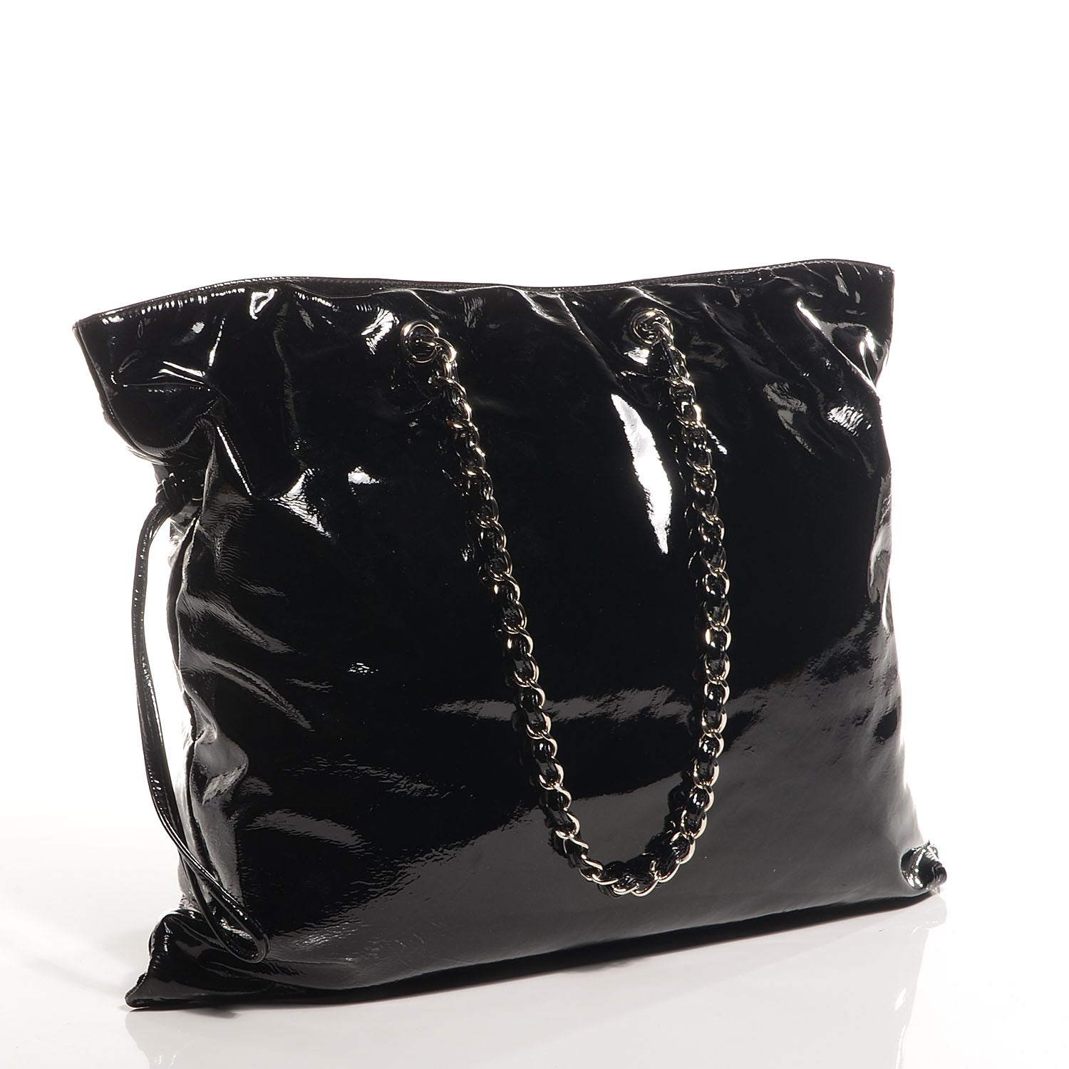 Chanel Patent Bonbons Shopper Tote Black 3 of 7