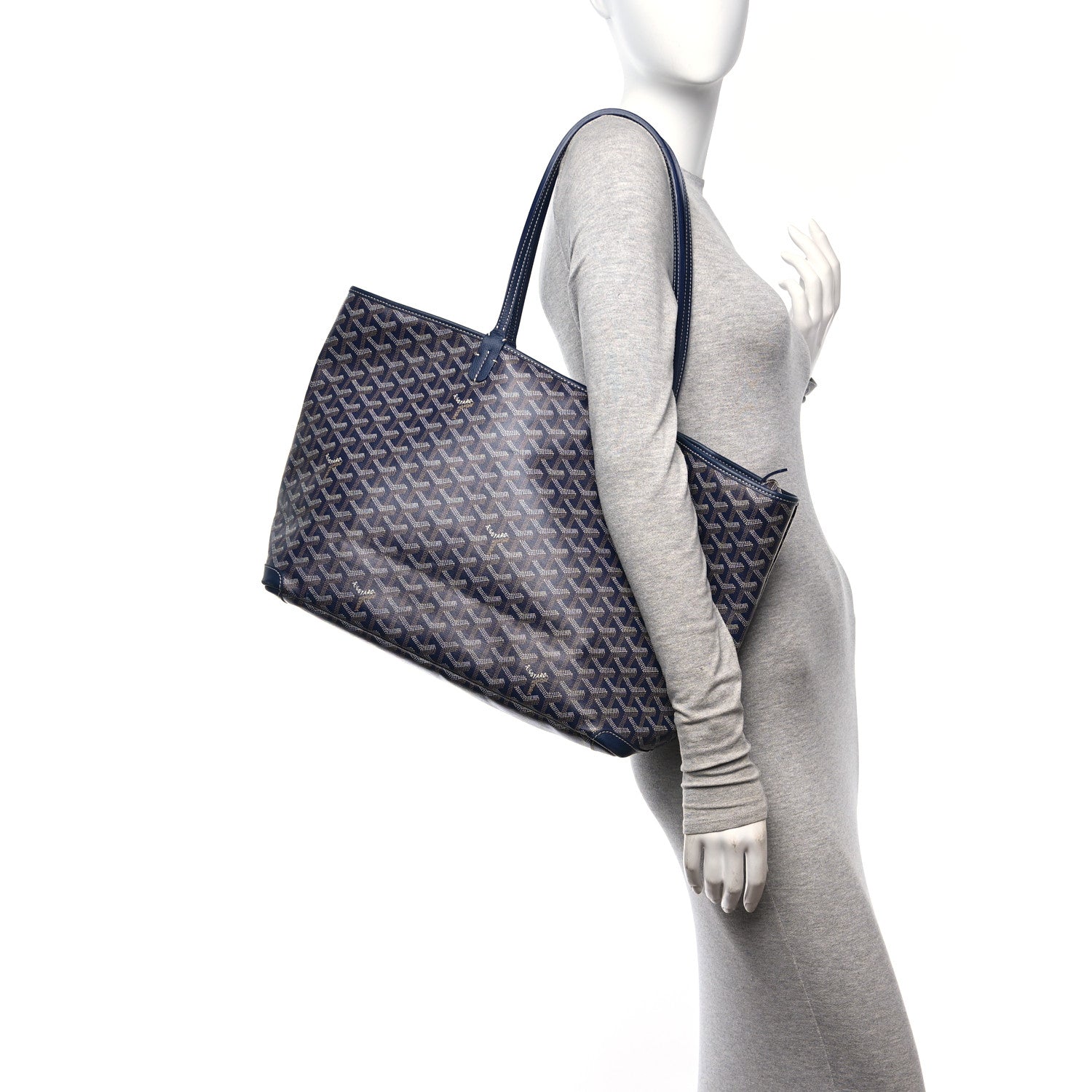 Goyard Goyardine Artois MM Navy 2 of 9
