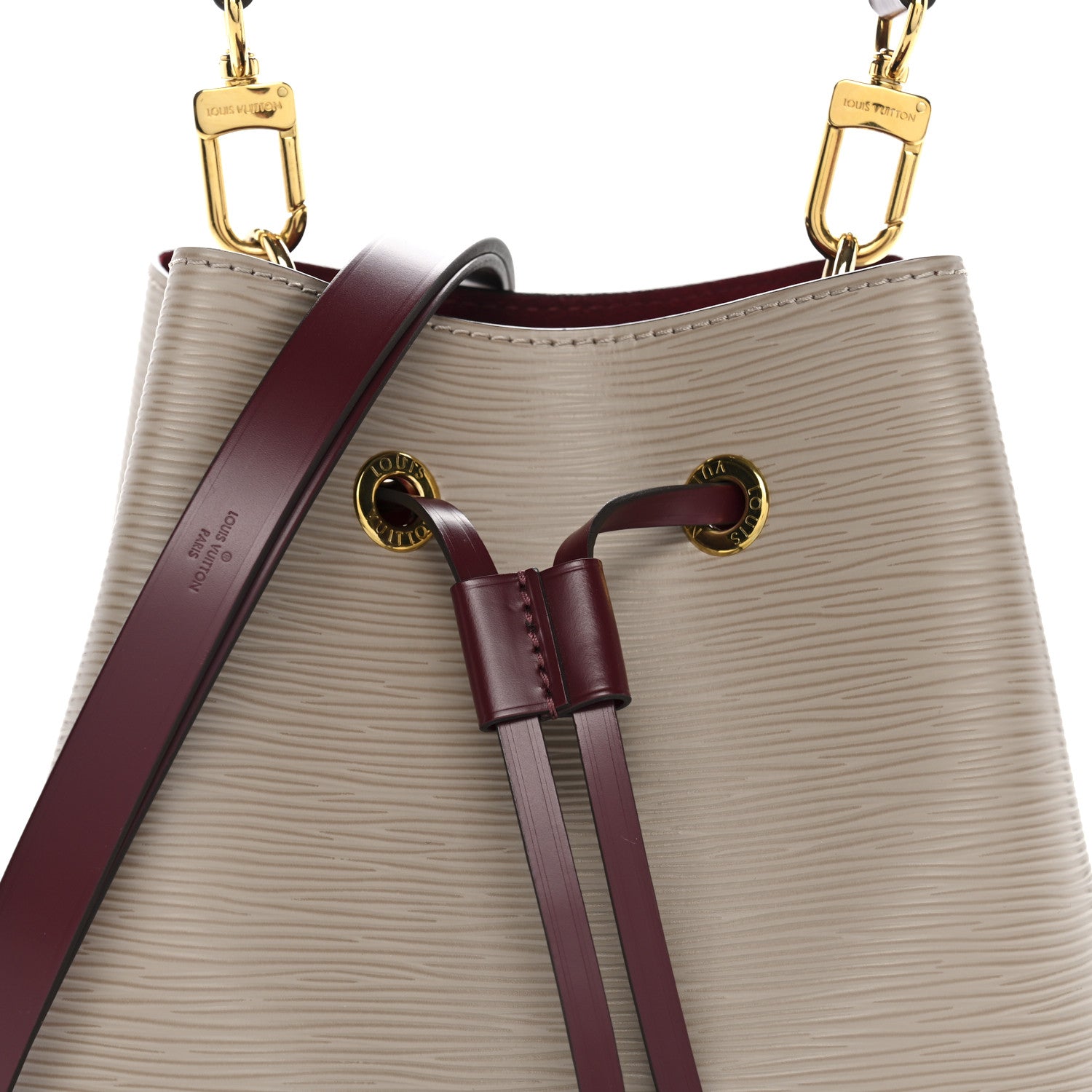 Louis Vuitton Epi Neonoe BB Galet Grenat 8 of 10