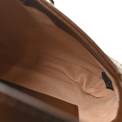 Gucci GG Supreme Monogram Azalea Calfskin Web Mini Jackie 1961 Hobo Beige Ebony Brown Sugar 5 of 9