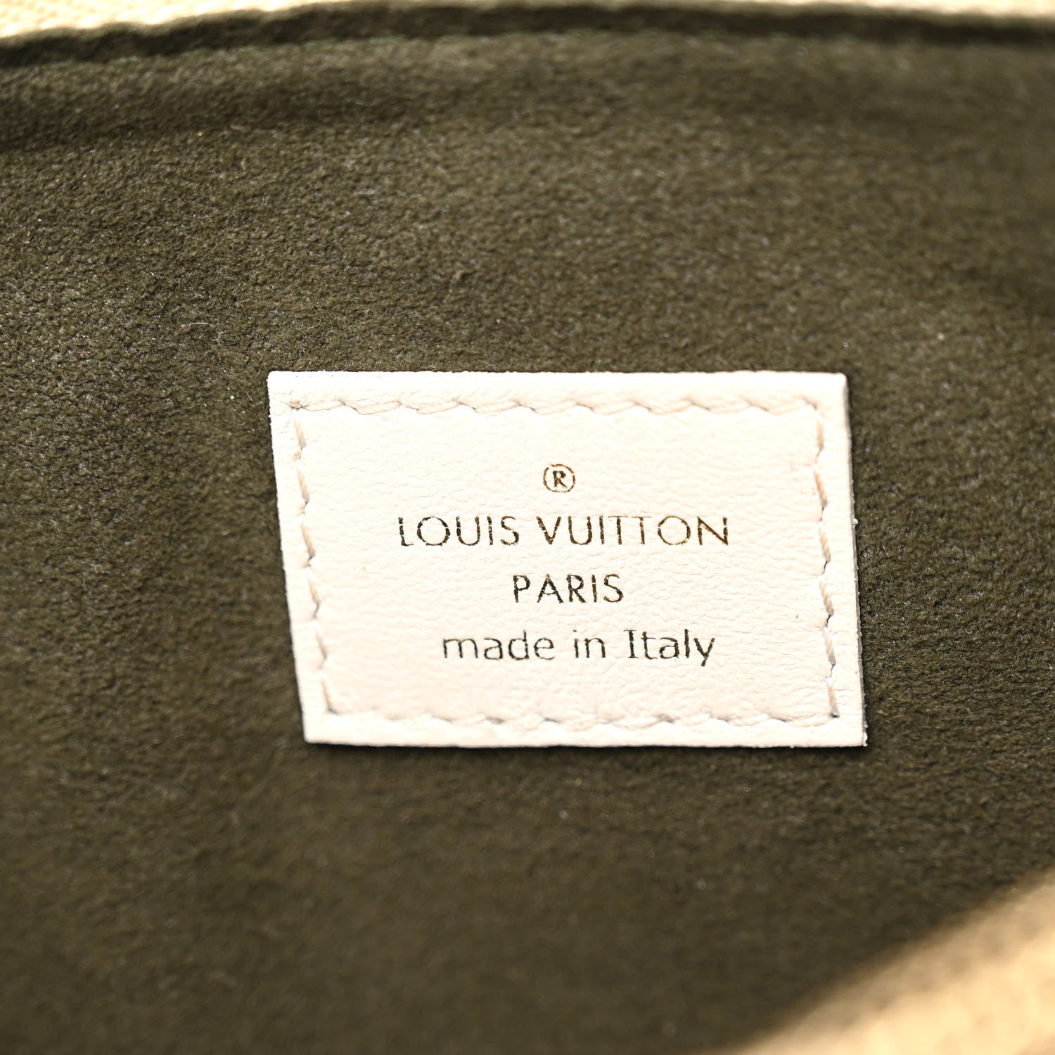 Louis Vuitton Lambskin Embossed Monogram Coussin PM Beige Cream 8 of 12